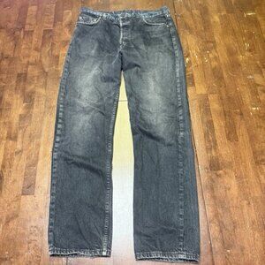 Levis 501XX Men's Vintage Gray Denim Jeans Pants Size 36x34 80s Button Fly Read